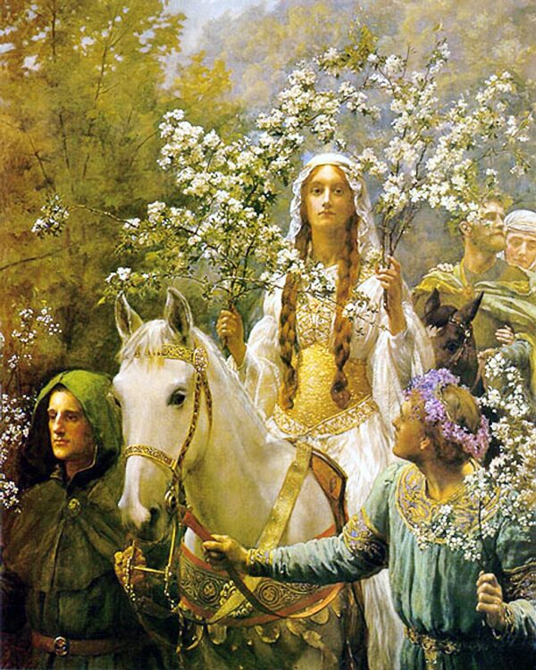 John Collier's Queen of May: Guinevere